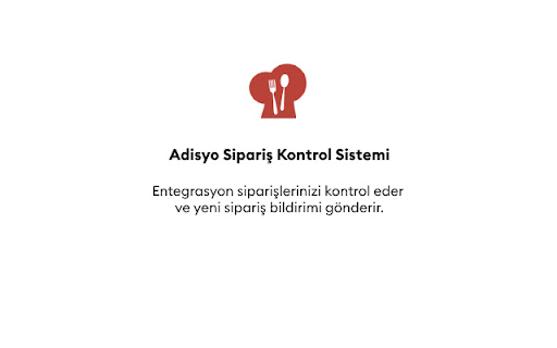 Adisyo Sipariş Kontrol Sistemi