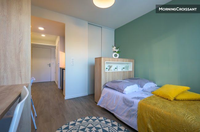 Location meublée appartement 1 pièce 19 m² à Brest (29200), 574 €