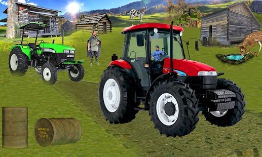 off road traktor menyetir 3d simulator 1.0 APK + Mod (Uang yang tidak terbatas / Tanpa iklan) untuk android