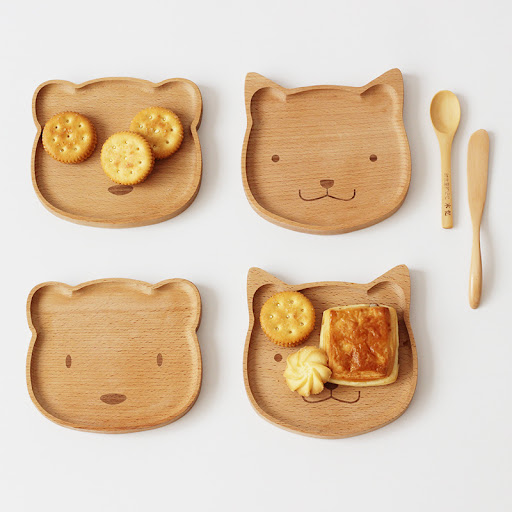 Title 3, Japanese Style Wooden Tableware Creative Childr...