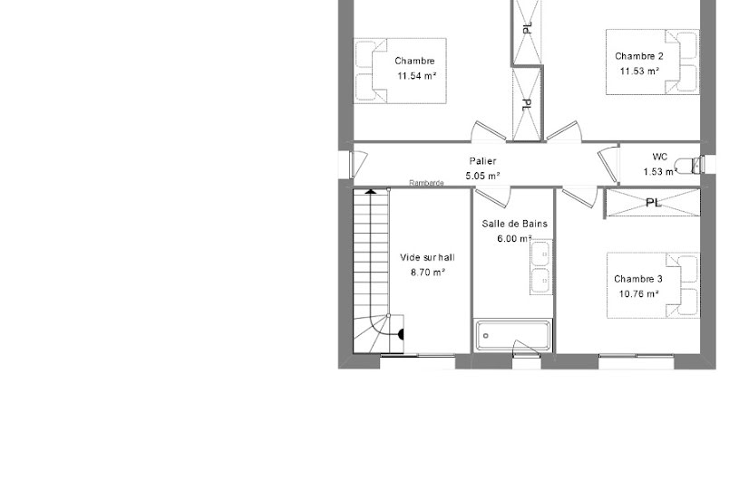  Vente Terrain + Maison - Terrain : 1 013m² - Maison : 140m² à Fondettes (37230) 