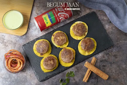 Mutton Galouti Kebab [ 6 Pcs ] + Zero Coke / Bombay Bunta