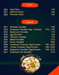 Hotel Haris menu 1