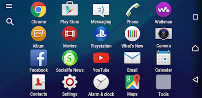 Back to Lollipop Xperia Theme  Screenshot