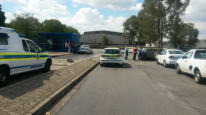 SAPS at Langlaagte Testing Station. File photo