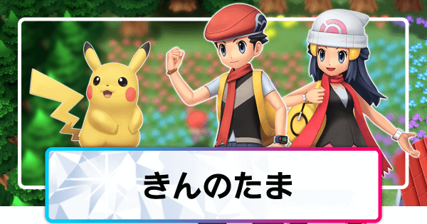 ポケモンダイパリメイク きんのたまの入手方法と効果 sp 神ゲー攻略