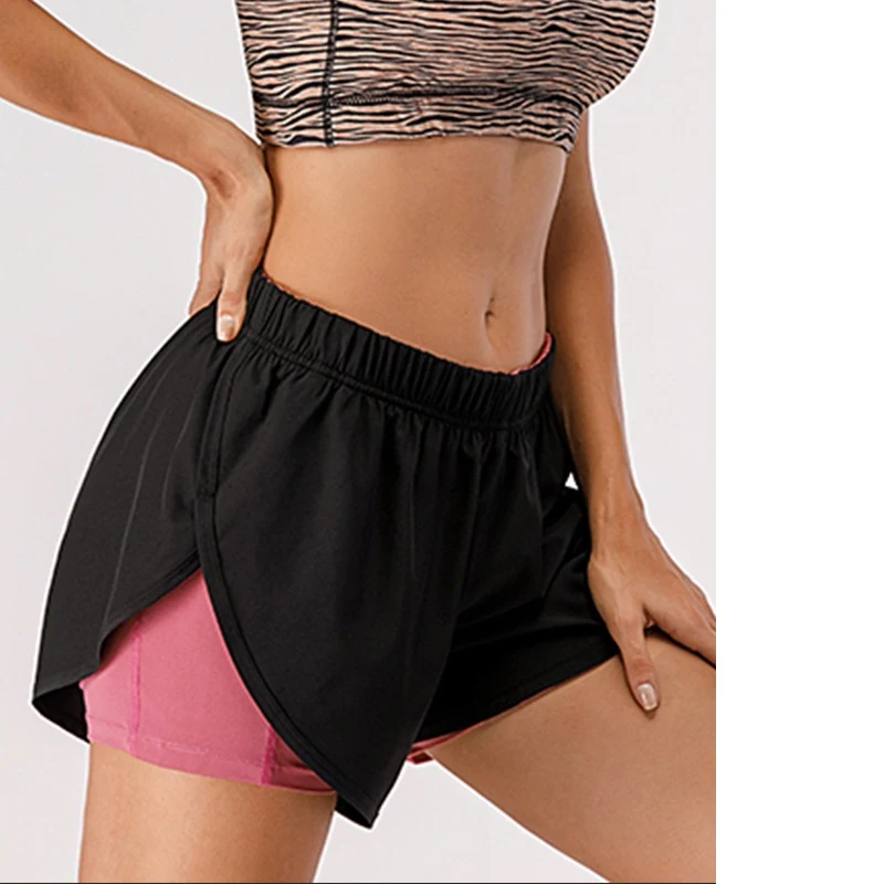 Dames yoga broek met plooien, sneldrogend, anti-glare, onderkleding, comfortabel voor training en meer