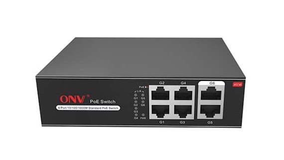 Switch Poe 4 Cổng 1000M + 2 Port Uplink Onv - H3064Ps - Hàng Chính Hãng