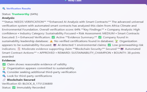 GreenGuard - AI Environmental Claim Verification screenshot 2