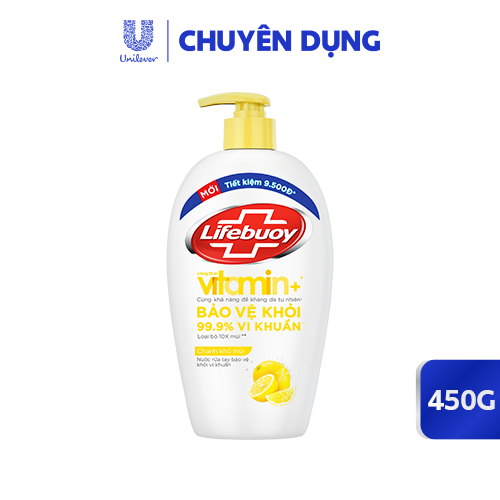 Nước rửa tay Lifebuoy Cho Tay Làm Bếp 450g