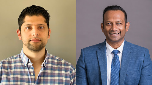 Frogfoot Networks CFO Javid Sarvan and CIO Deon Thirumalai.