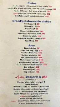 Lydie's menu 6