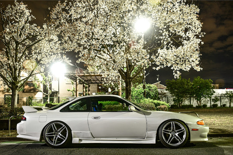 シルビアのホイールショット・MODEL5・AVS・s14前期.シルビアに関するカスタム事例の投稿画像2枚目
