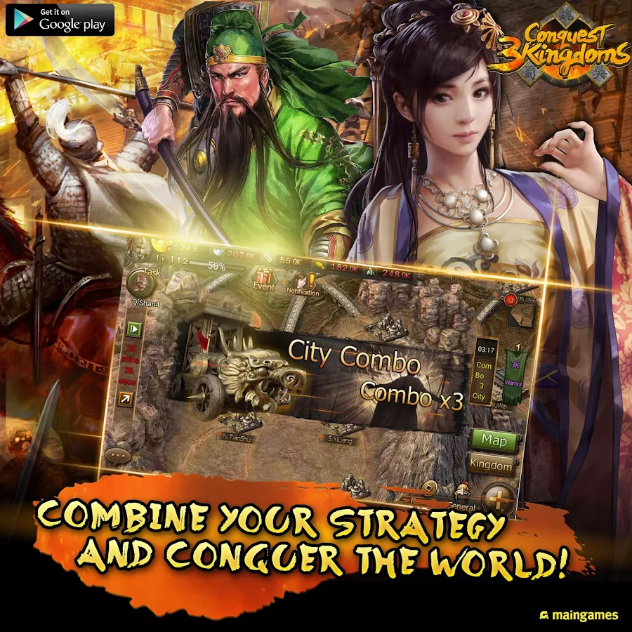   Conquest 3 Kingdoms- tangkapan layar 