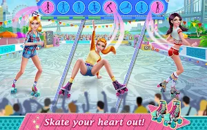 Roller Skating Girls - Dance on Wheels screenshot 1