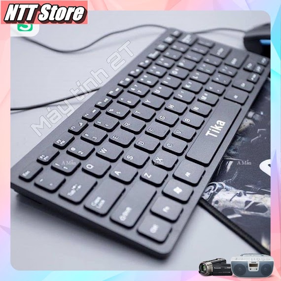 Bàn Phím Máy Tính Mini K1000 Có Dây Cắm Usb - Bảo Hành 12 Tháng - Ntt Store