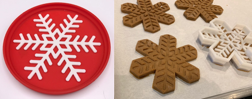 Heather's Snowflake Cookie Stamps and some finished cookies