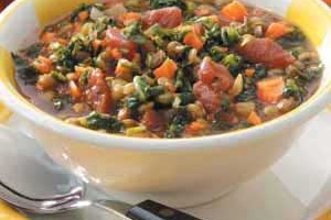 Spinach Lentil Stew
