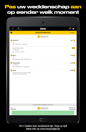 bwin - Sportweddenschappen App