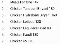 Darvesh Biryani House menu 1