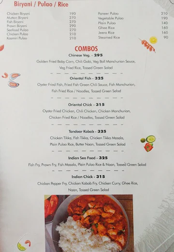 Fisherman's Fare menu 