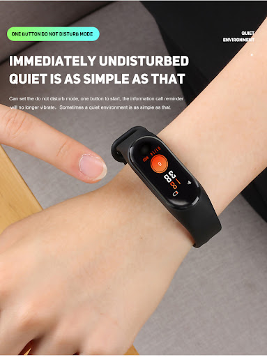 Title 12, M3 Smart Bracelet Color Screen Heart Rate Blood...