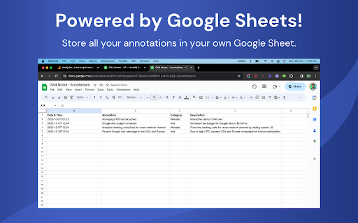 Google Analytics 4 Annotations - GA4 Notes