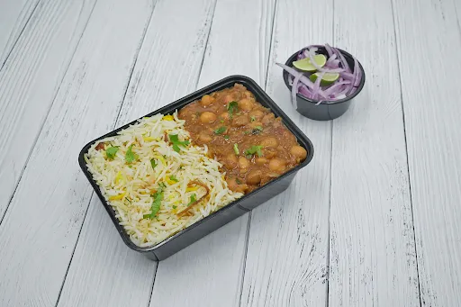 Masala Cholle Rice Bowl