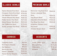 Bowl Up menu 2