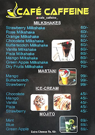 Cafe Caffeine menu 2