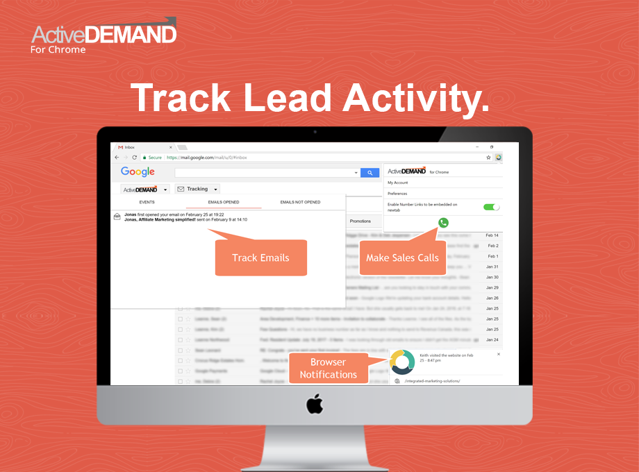 ActiveDEMAND Lead Insights for Chrome Preview image 1