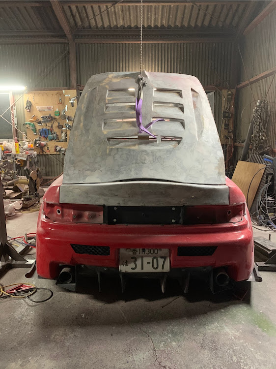 MR2の自作FRPトランク・自作FRPエンジンフード・自作GTウイングステー・スポーツカー・カスタムカーに関するカスタム事例の投稿画像20枚目