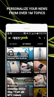  ‪Appy Geek – Tech news‬‏- صورة مصغَّرة للقطة شاشة  