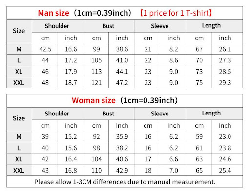 Title 1, Couple cotton T-shirt