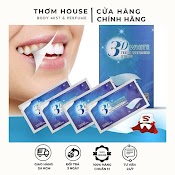 Miếng Dán Trắng Răng Tiện Lợi 3D White Teeth Whitening Strips - Hộp 7 Miếng Dán Trắng Răng 3D White An Toàn Và Tiện Lợi