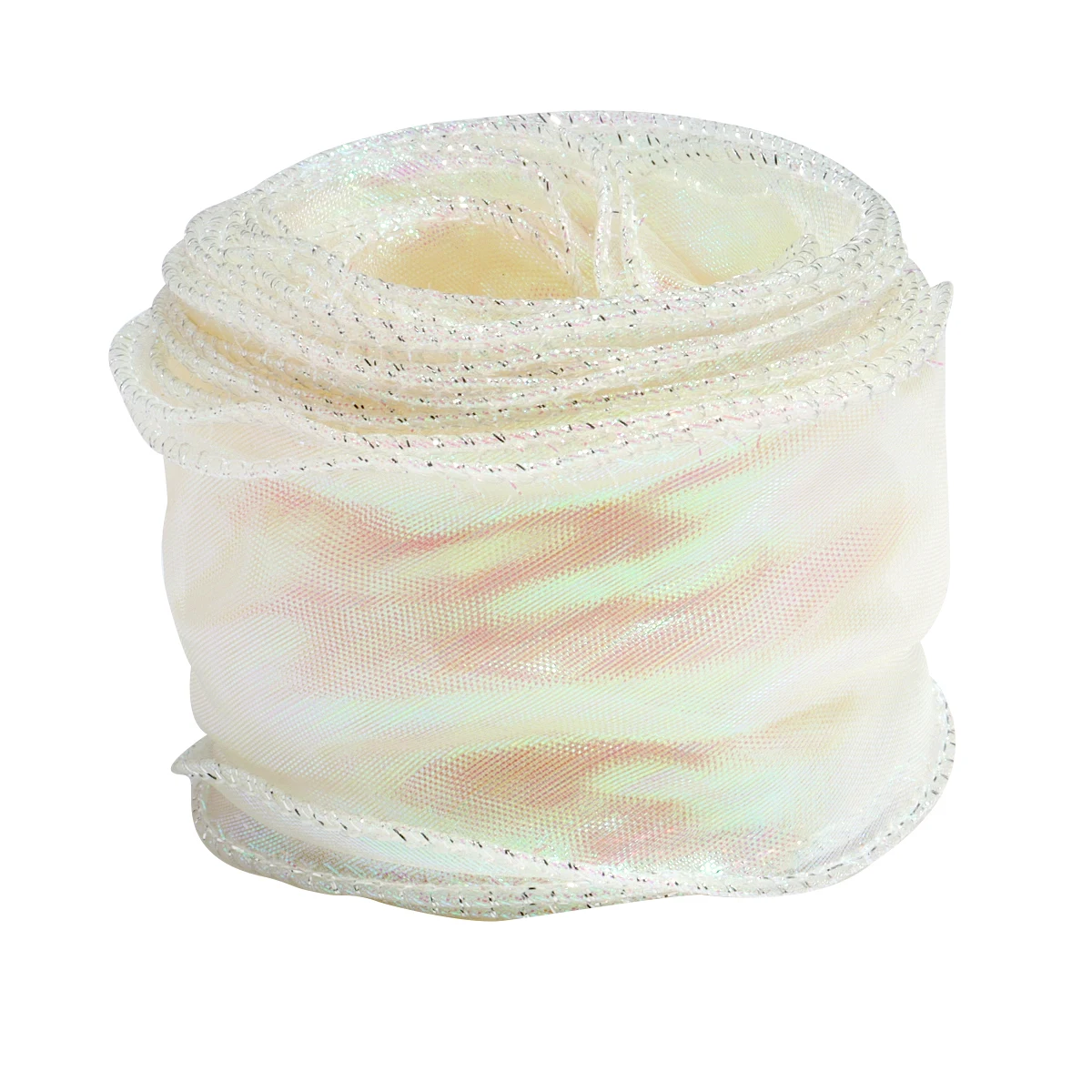 Title 10, 5 Yards Rolle bunte Fishtail Organza Garn Welle...