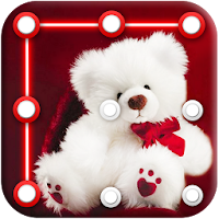 Teddy Bear Pattern Lock Screen