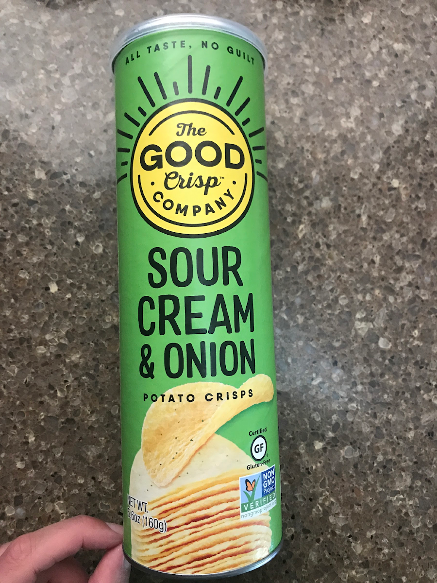 Sour Cream & Onion Flavored Potato Crisps