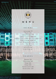 TRV Studio X Cafe menu 1