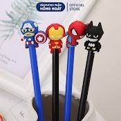 Bút Bi Cute Siêu Nhân Anh Hùng, Bút Bi Nước Mực Gel Đen Ngòi 0.5Mm Nhiều Màu Dễ Thương Đồ Dùng Học Tập B11