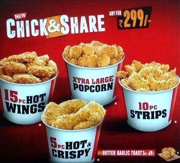 KFC menu 