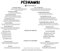 Peshawri - ITC Rajputana Hotel menu 1