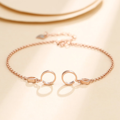 Title 3, S925 Sterling Silver Empty Bracelet Holder with...