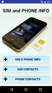 SIM and Phone INFO - náhled