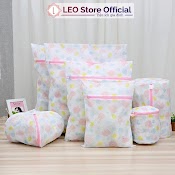 Túi Giặt Đồ Máy Giặt Đồ Lót Quần Áo Set 5 Túi Lưới Giặt Áo Ngực Hình Hoa Tiện Lợi