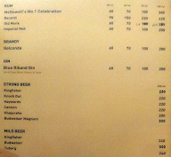 Hotel Savana Garden menu 2