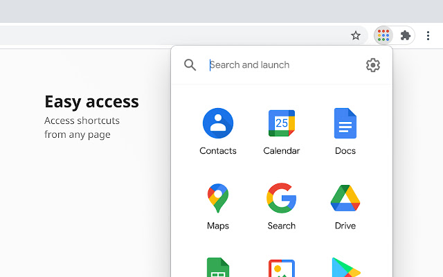 G App Launcher (Customizer for Google™) chrome extension