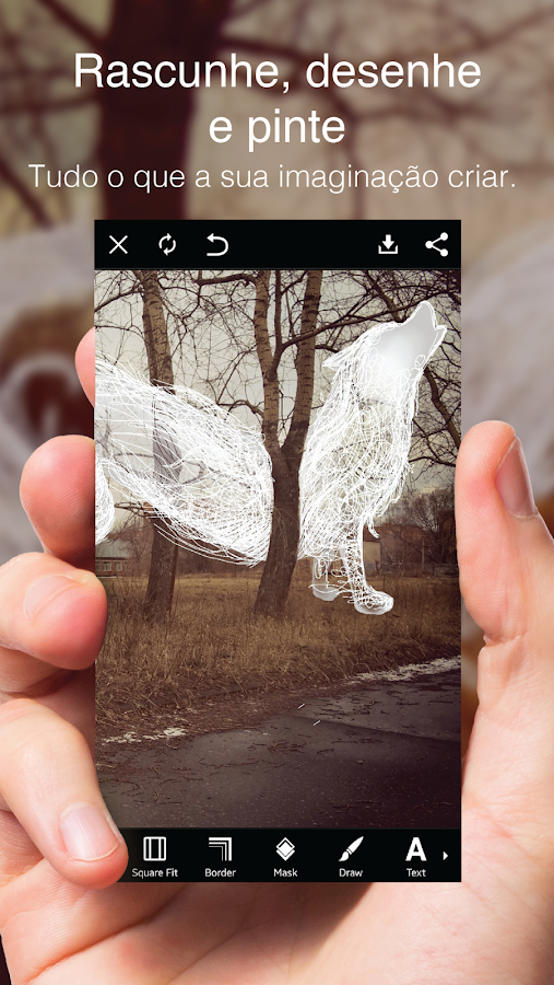   PicsArt – Editor de imagens: captura de tela 