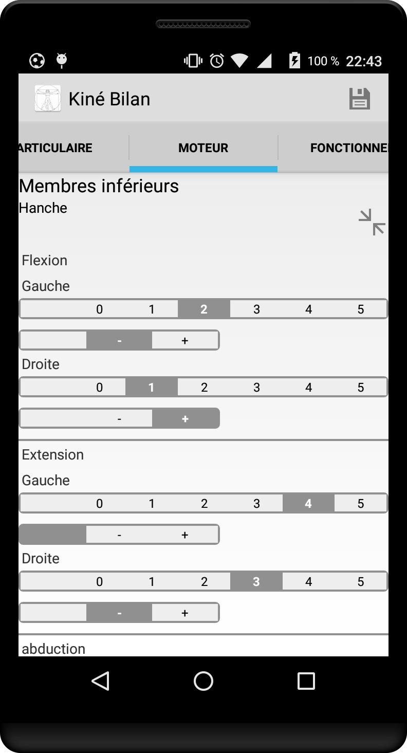 Kiné Bilan Screen 2