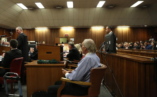 Oscar Pistorius's lawyer Barry Roux, speaks at the start of his trial at the high court in Pretoria, on March 3, 2014. File photo.